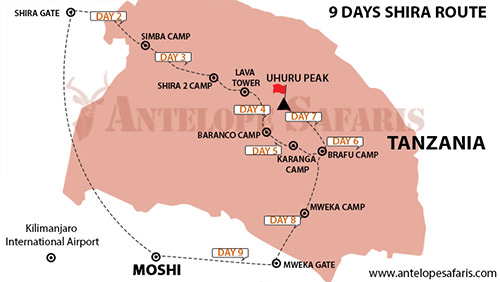 9 Days Shira Route