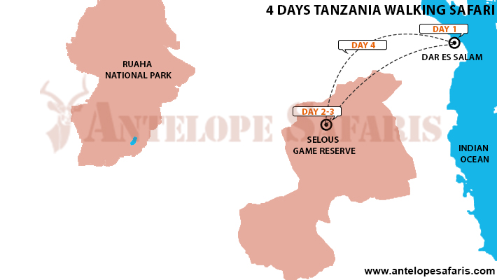 4 Days Tanzania Walking Safari